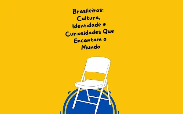 Cadeira de bar amarelo isso representa o Brasil Story para o Instagram redes sociais