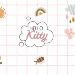 Pink And White Illustrative Hello Spring Instagram Post