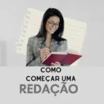 Post para Instagram curso de redacao moderno foto cinza