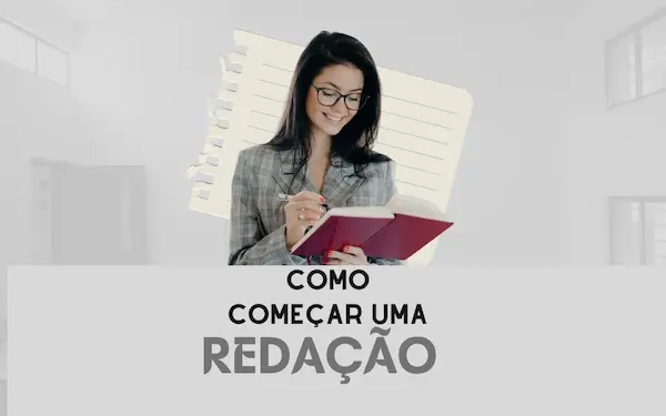 Post para Instagram curso de redacao moderno foto cinza