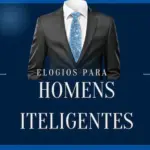 Convite virtual retrato para culto de homens azul e branco elegante