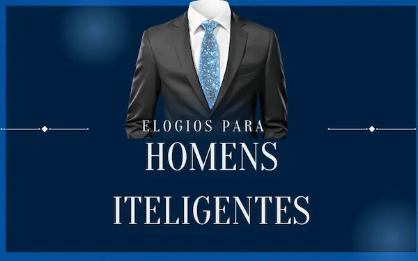 Elogios para Homens Inteligentes: Como Reconhecer a Sabedoria com Palavras 1 Convite virtual retrato para culto de homens azul e branco elegante