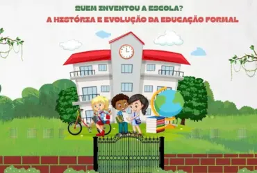 Green and Red Illustrated School Magazine