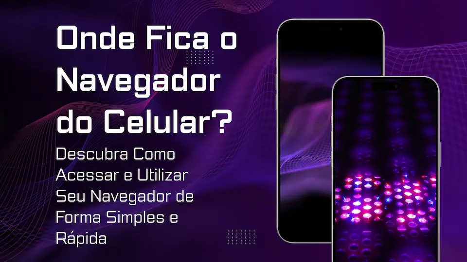 Onde Fica o Navegador do Celular? Descubra Como Acessar e Utilizar Seu Navegador de Forma Simples e Rápida 1 Purple and White Modern Tech Product Launch Presentation
