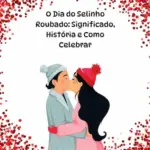 Red Bold Glitter Confetti Couples Kiss Happy New Year Instagram Post