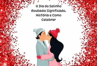 Red Bold Glitter Confetti Couples Kiss Happy New Year Instagram Post